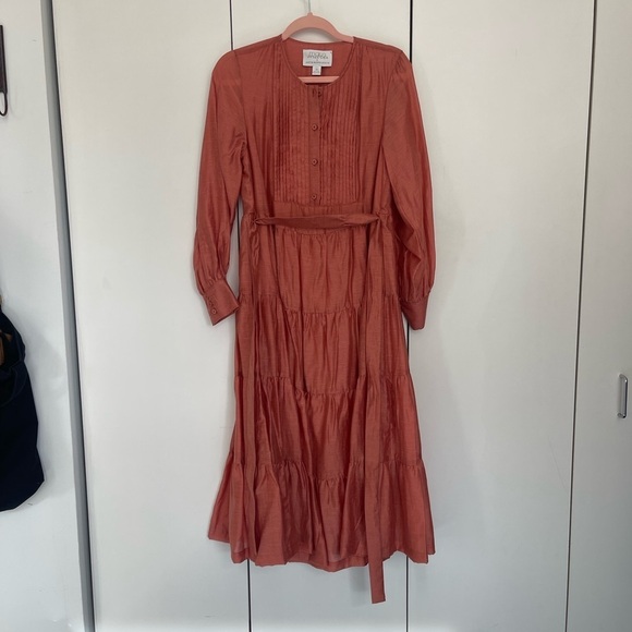 Anthropologie Agosta Tiered Maxi Dress NWOT Size XS - Picture 5 of 10